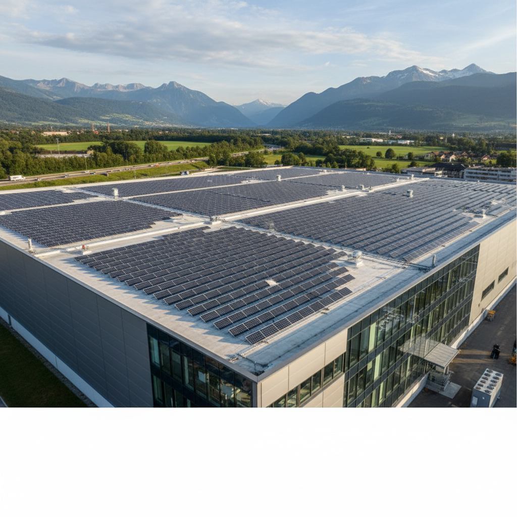 Solaranlage auf Schweizer Hausdach